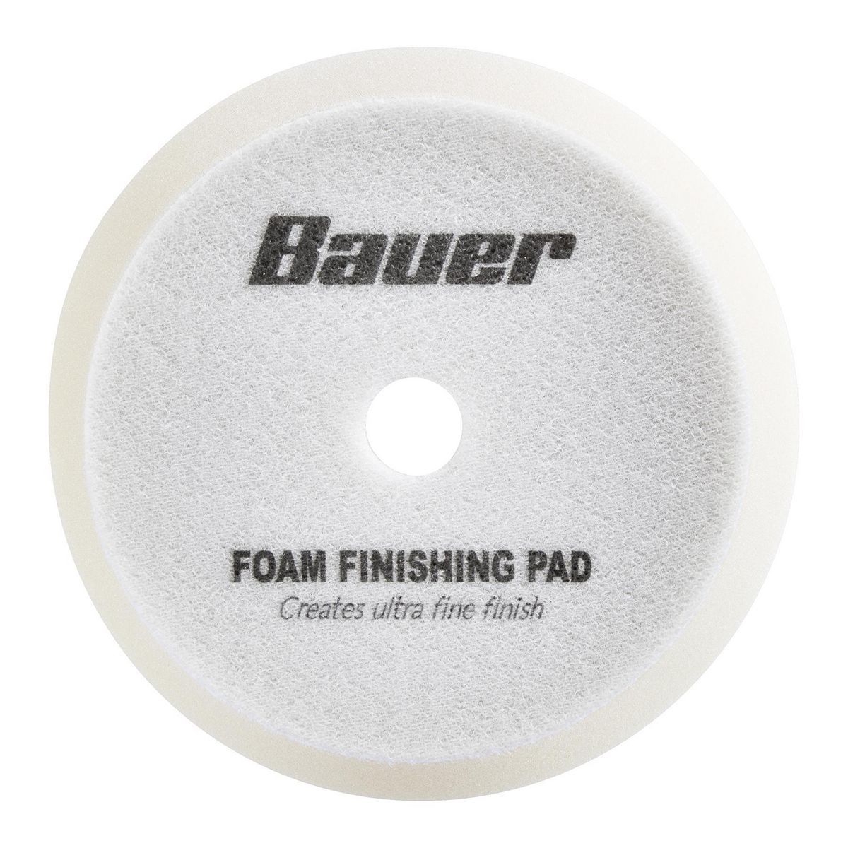 BAUER 6 in. Ultra-Fine Foam Polishing Pad - White