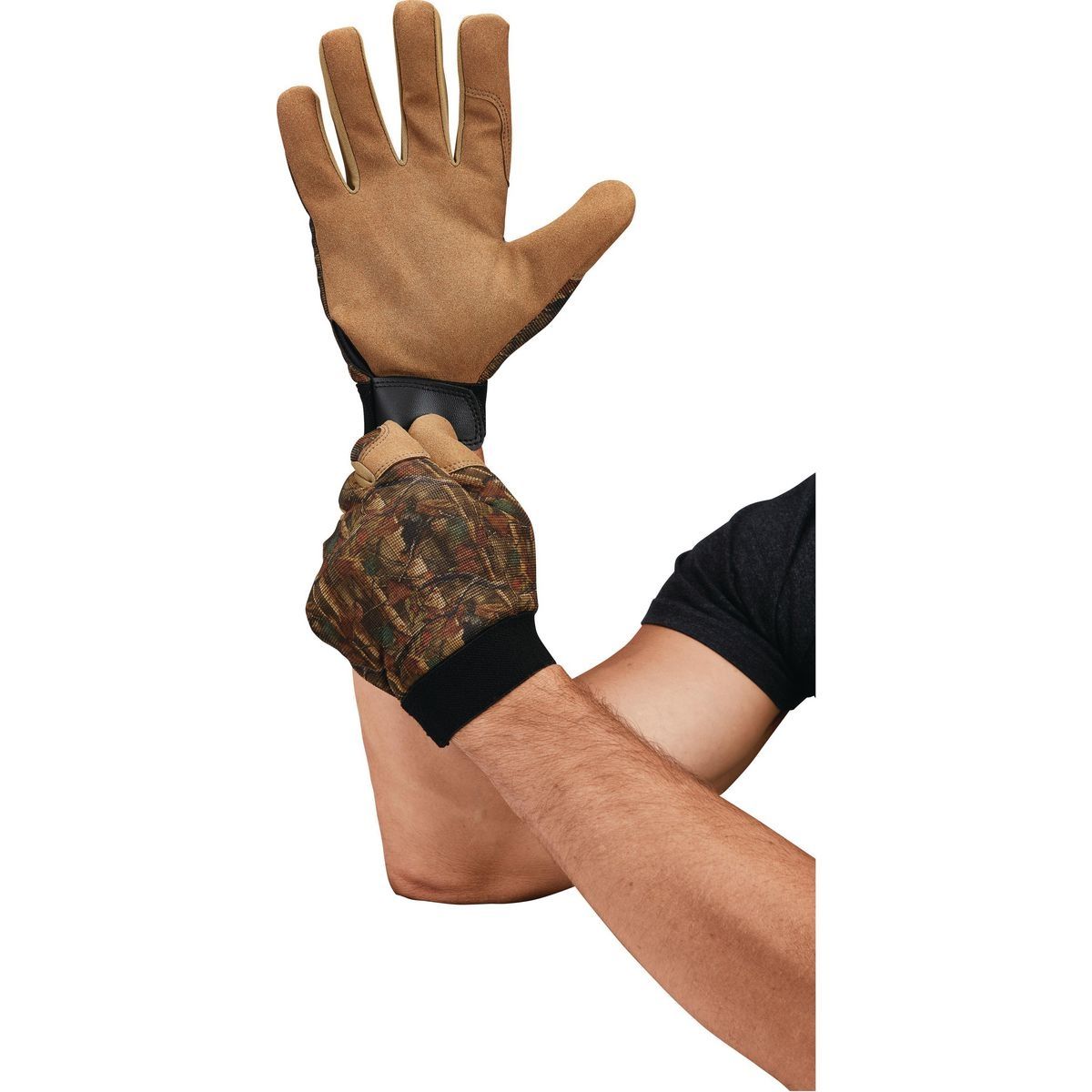 HARDY Forest Camo Mechanics Gloves, X-Large