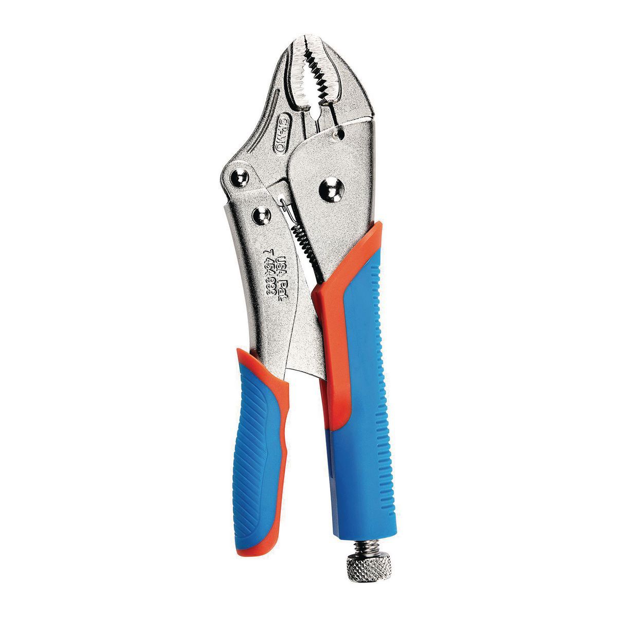 BREMEN 10 in. SPEED RELEASE Curved Jaw Locking Pliers with Grip