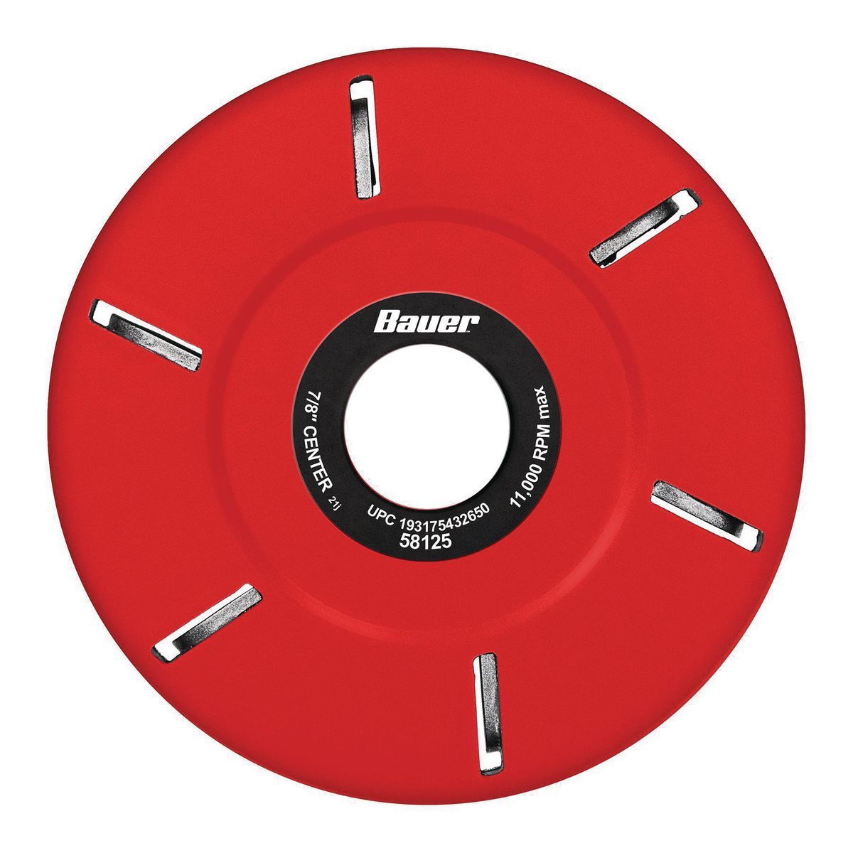 BAUER 4 in. 6 Tooth Carbide Carving Disc