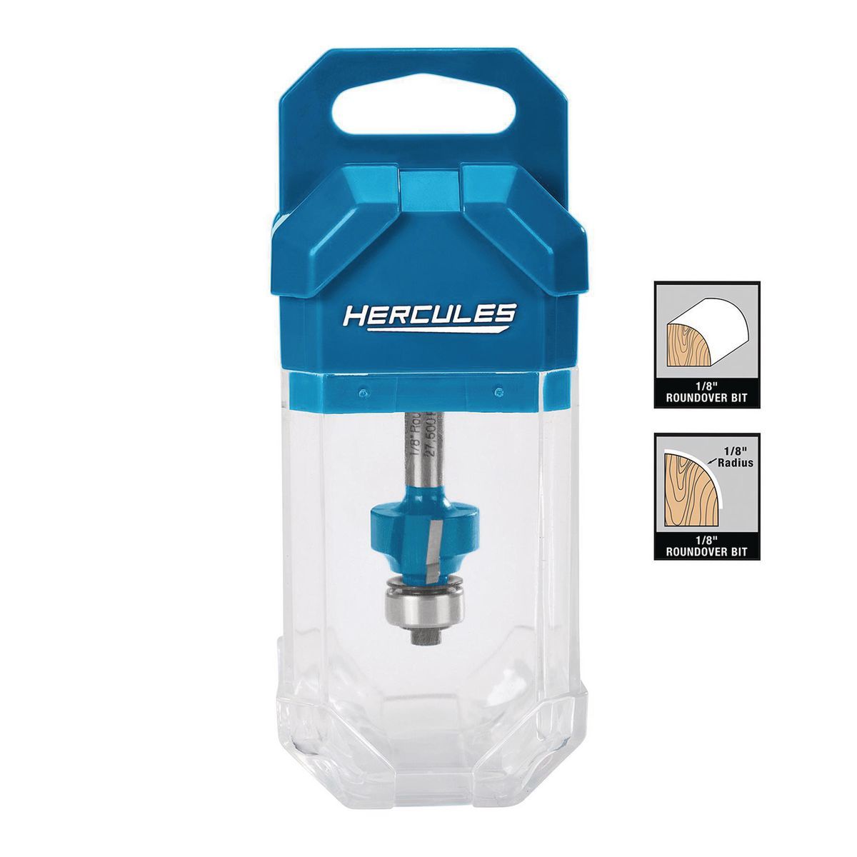 HERCULES 1/8 in. Roundover/Beading Router Bit with 1/4 in. Shank