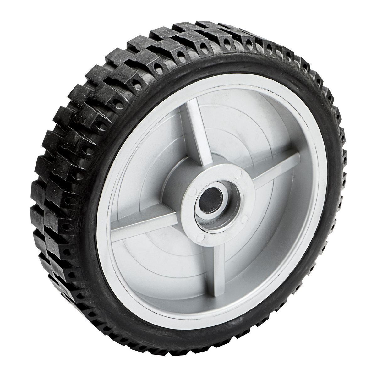8 in. Solid Rubber Tire with Polyethylene Hub