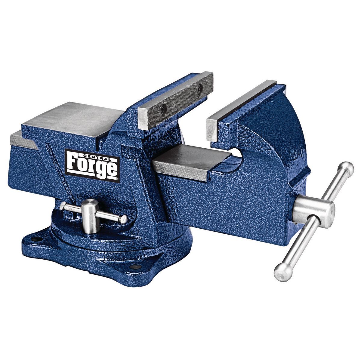 CENTRAL FORGE 5 in. Swivel Vise with Anvil