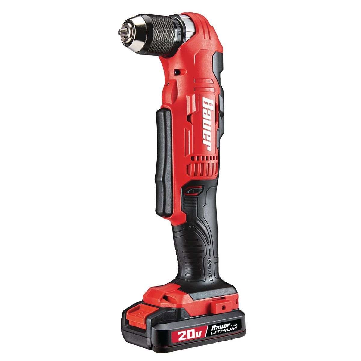 BAUER 20V Cordless 3/8 in. Right Angle Drill - Tool Only