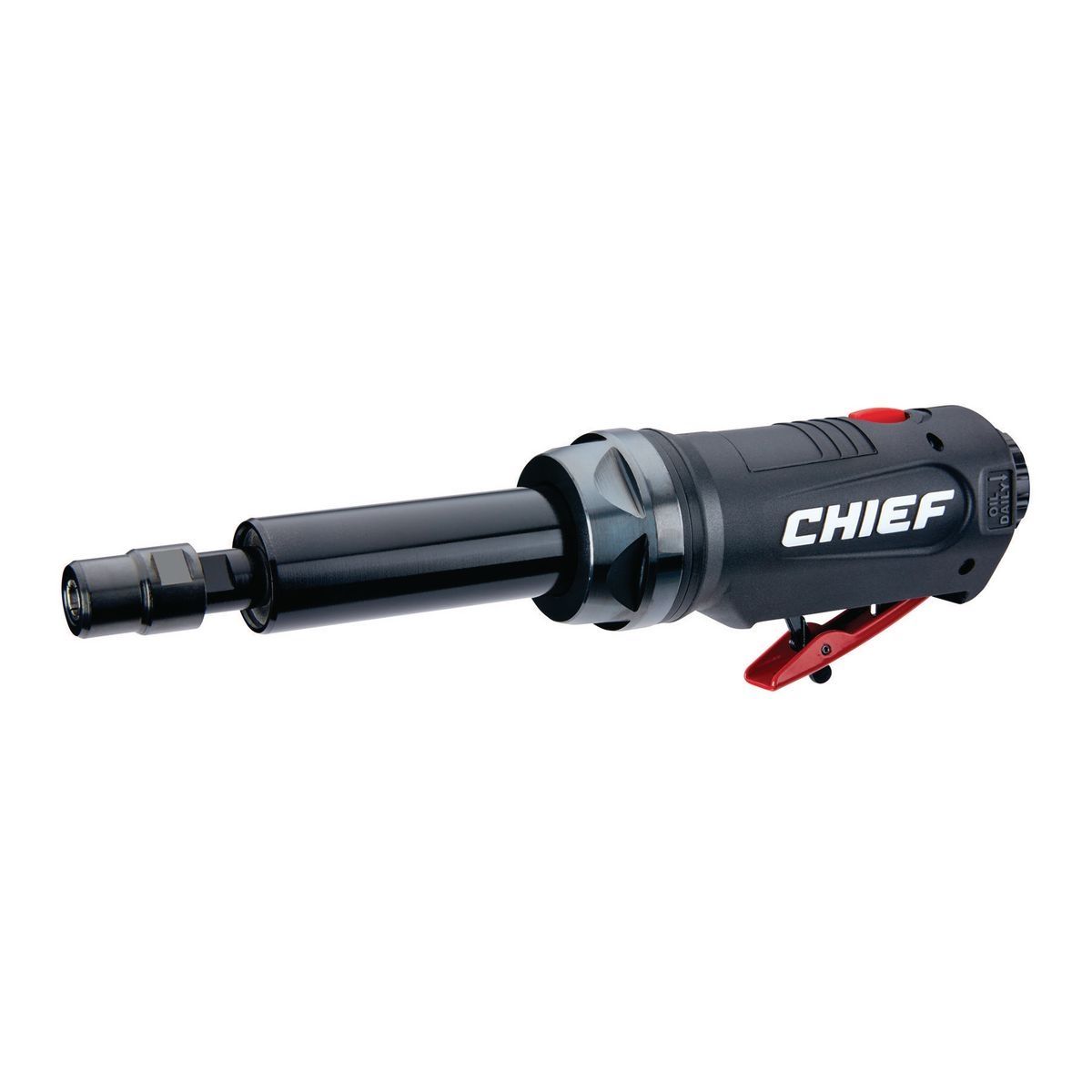 CHIEF Pneumatic 1/4 In. Professional Die Grinder with 4 In. Extension