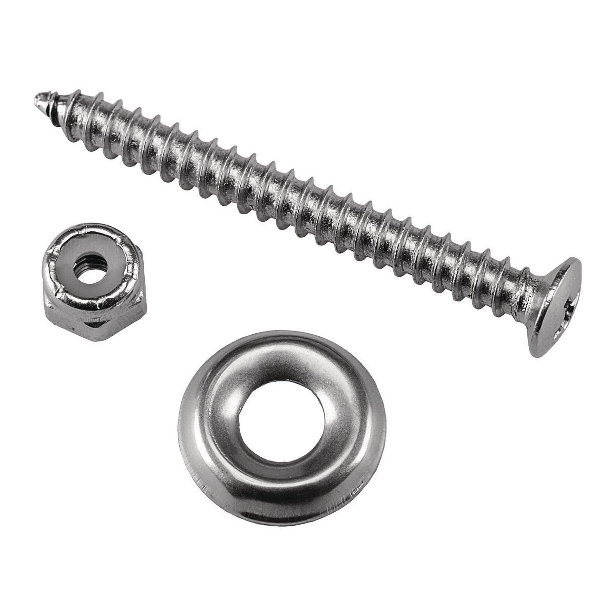 STOREHOUSE 96 Piece Stainless Steel Screw and Nut Set