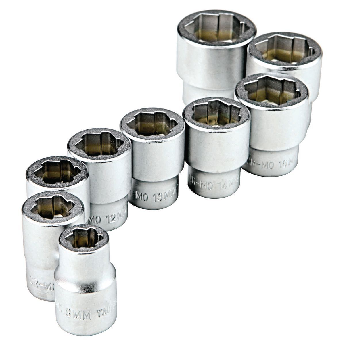 PITTSBURGH PRO 3/8 in. Drive Metric Bolt Extractor Socket Set, 9 Piece