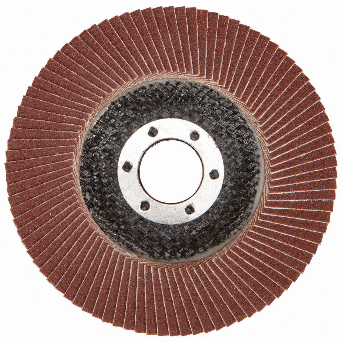 WARRIOR 4-1/2 in. x 7/8 in. 120-Grit Type 27 Flap Disc with Fiberglass Backing and Aluminum oxide Grain