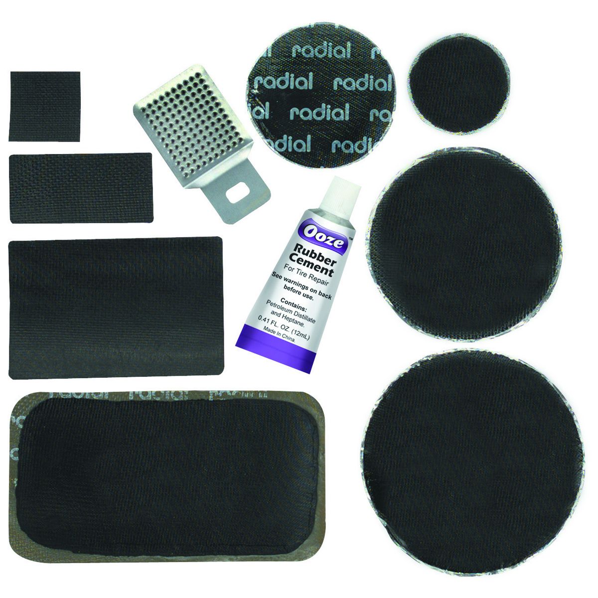 PITTSBURGH AUTOMOTIVE 60 Piece Radial Tire Patch Kit